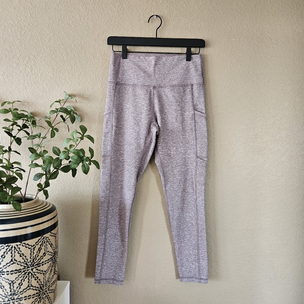 Aerie High Waist Legging, Large | Taupe/Gray